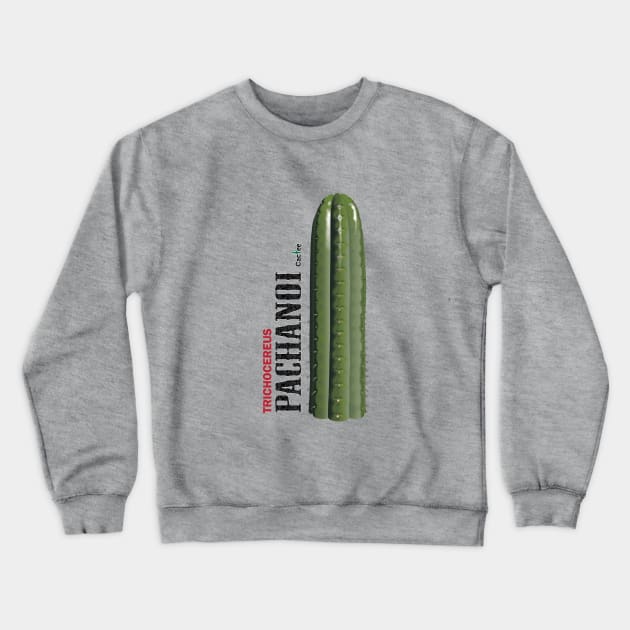 Trichocereus Pachanoi with Text Crewneck Sweatshirt by Cactee